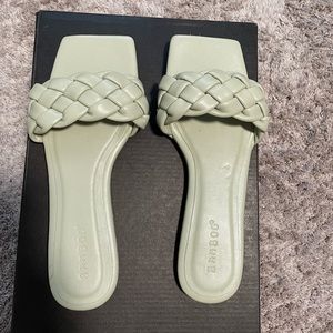 Sage summer sandals
